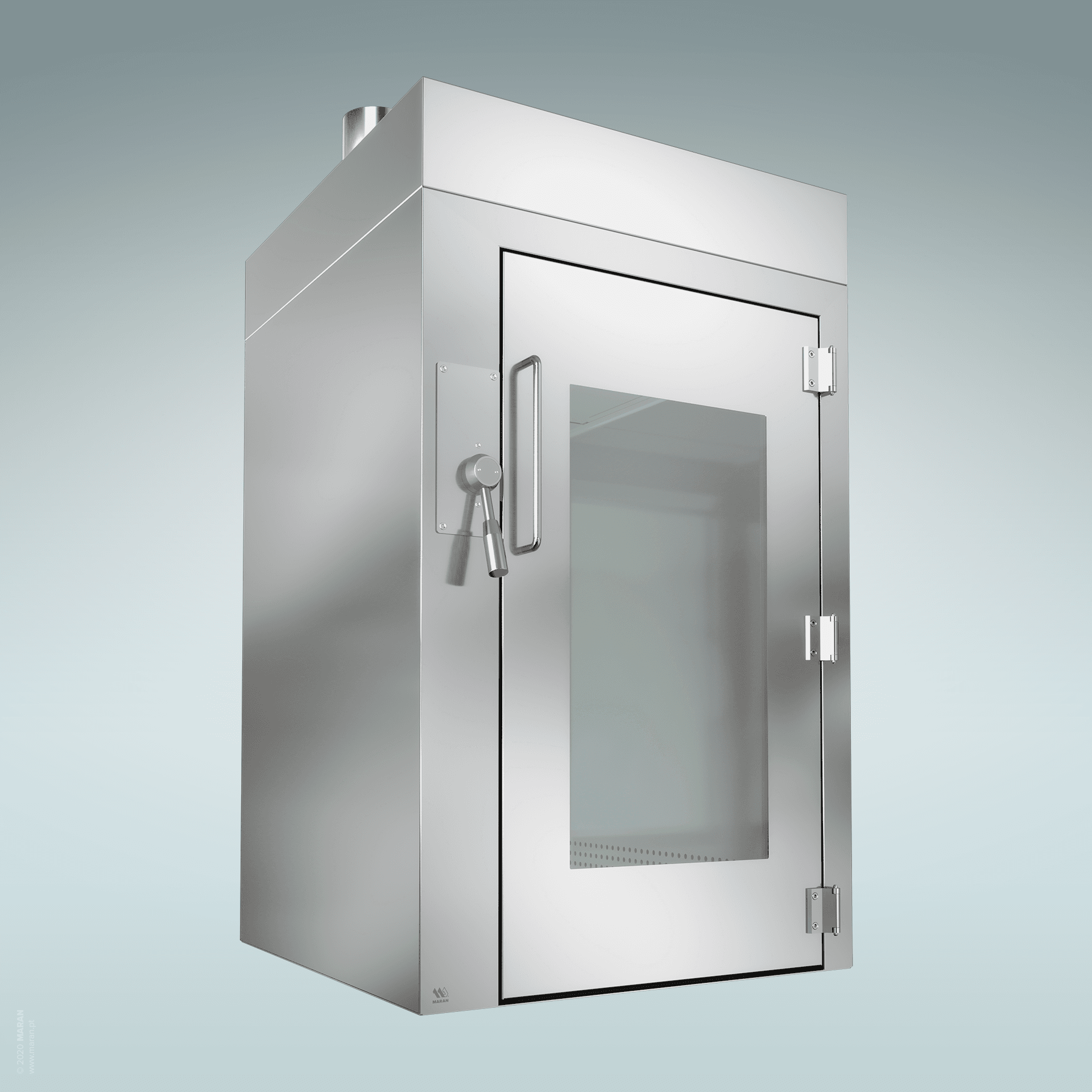 Bottomless Mechanical Passbox With Ventilation
